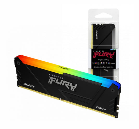 Memoria Kingston Fury Beast DDR4 8GB 3200MHz RGB